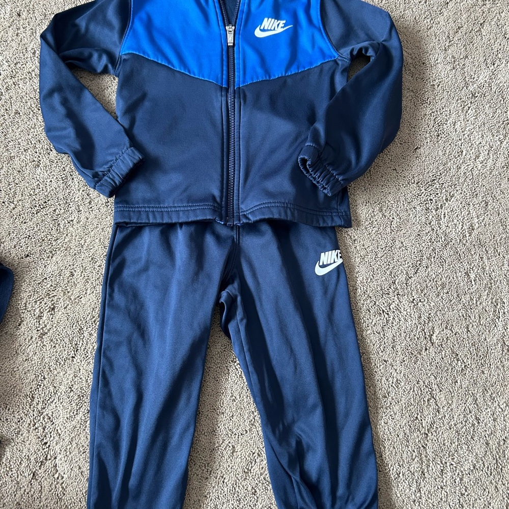 Nike Navy and Royal Blue Tracksuit